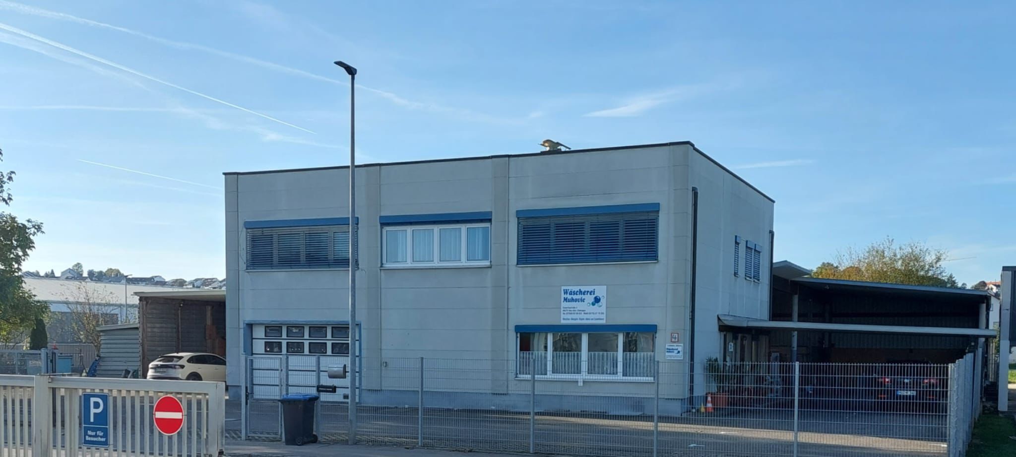 Wäscherei Muhovic in Ulm – Firmengebäude von außen